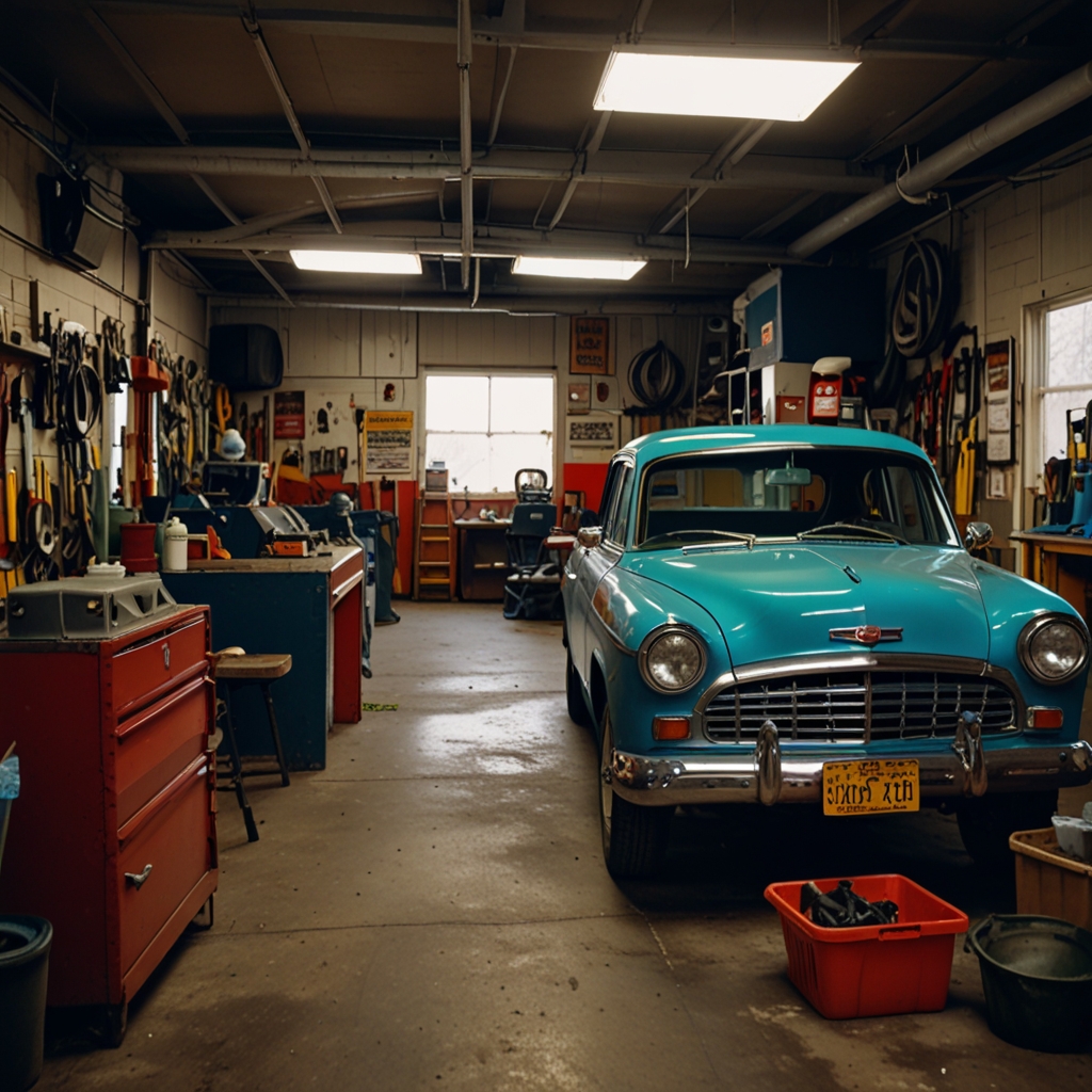 Technician services hydraulic brakes at West Warwick shop