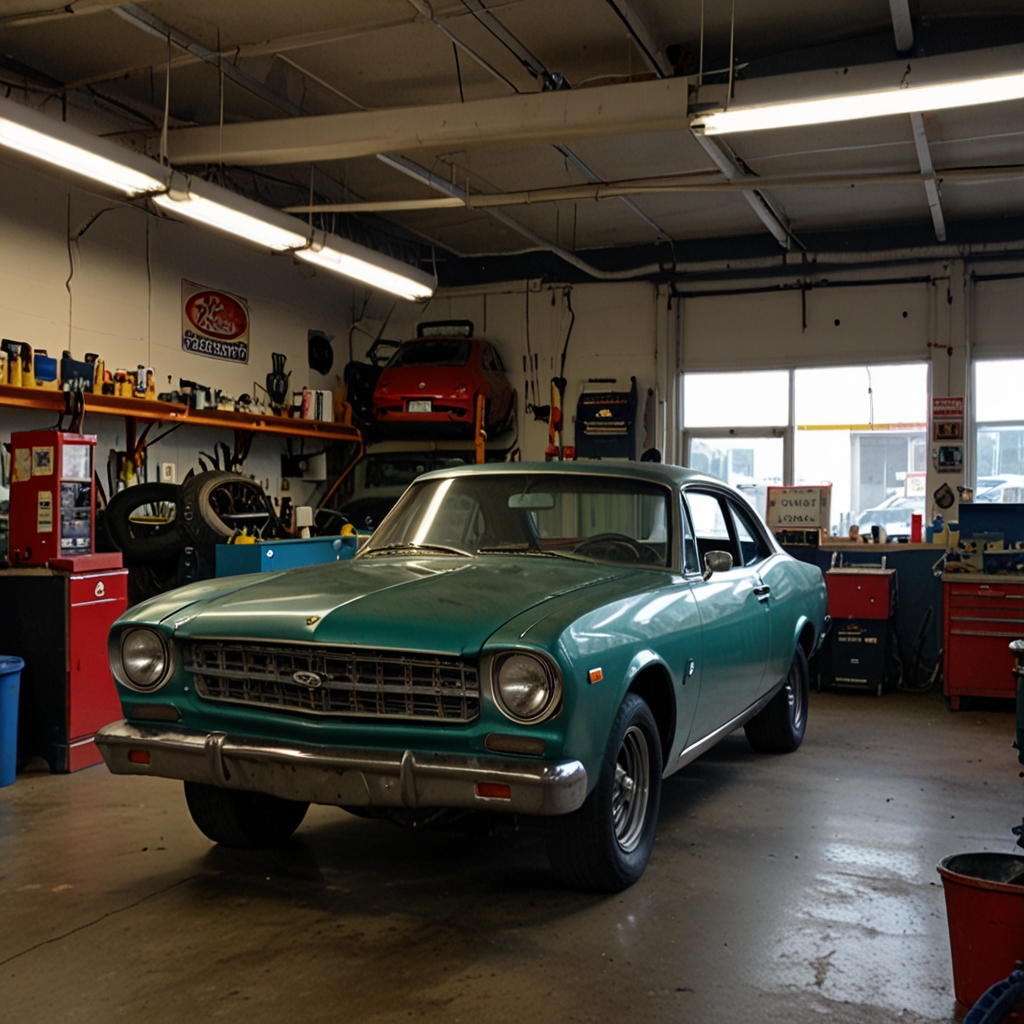 Experienced technician repairs mufflers in Johnston