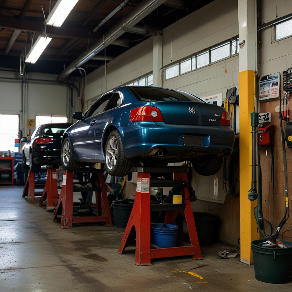 Expert mechanic repairs sensors in Ohio shop