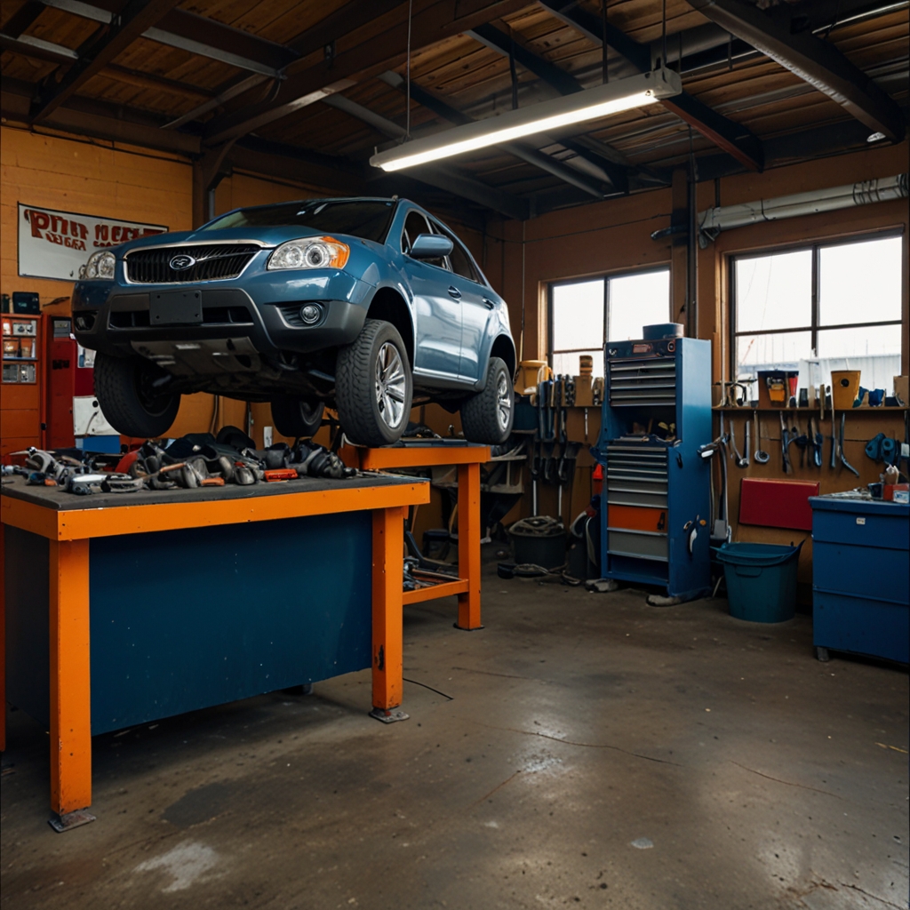 Auto repair professional in Hurricane fixes belts