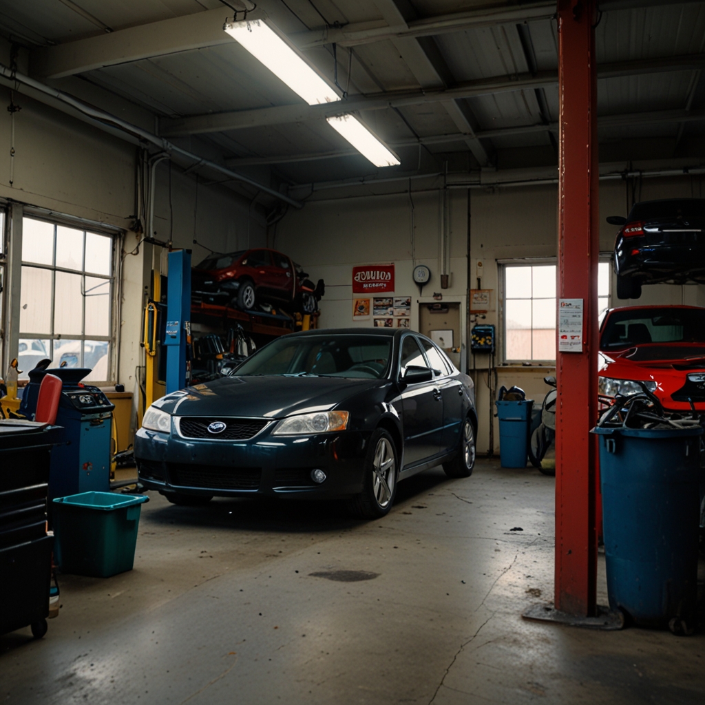 Watertown workshop adjusts wheel alignment
