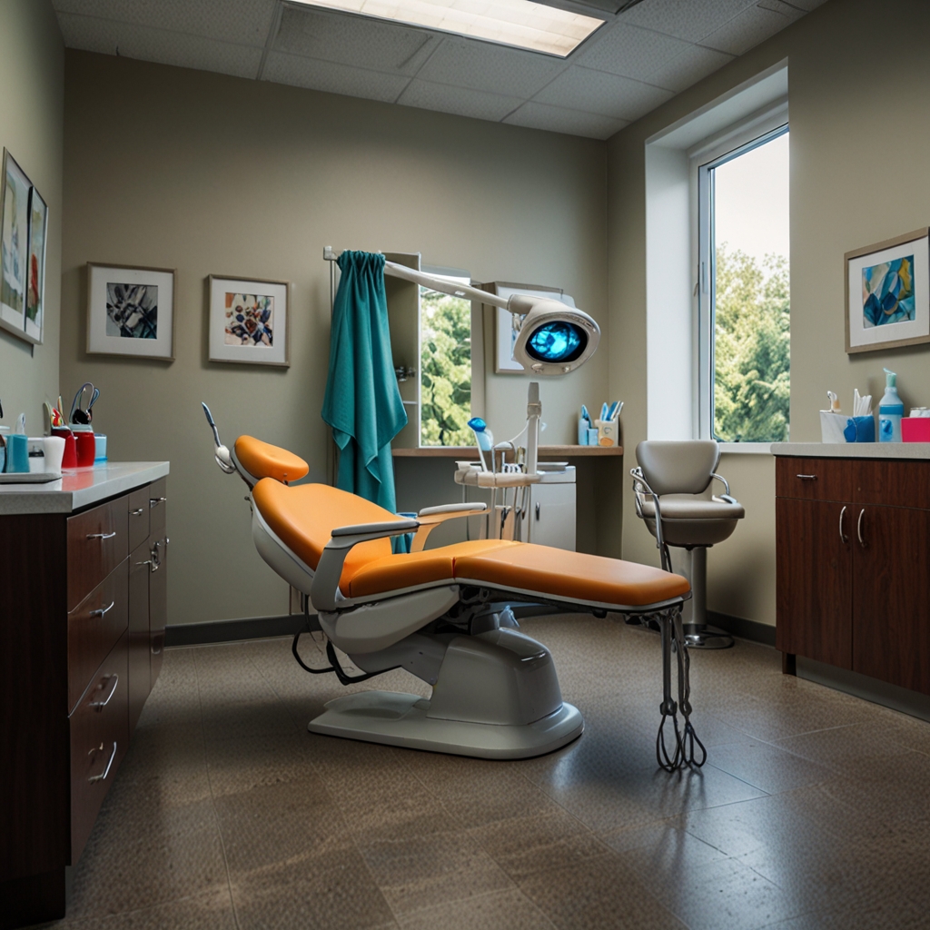 Modern Brookfield dental office features calming treatment environment
