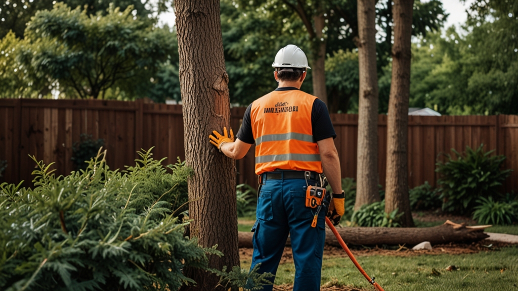 Tree espalier training decorates Seneca walls