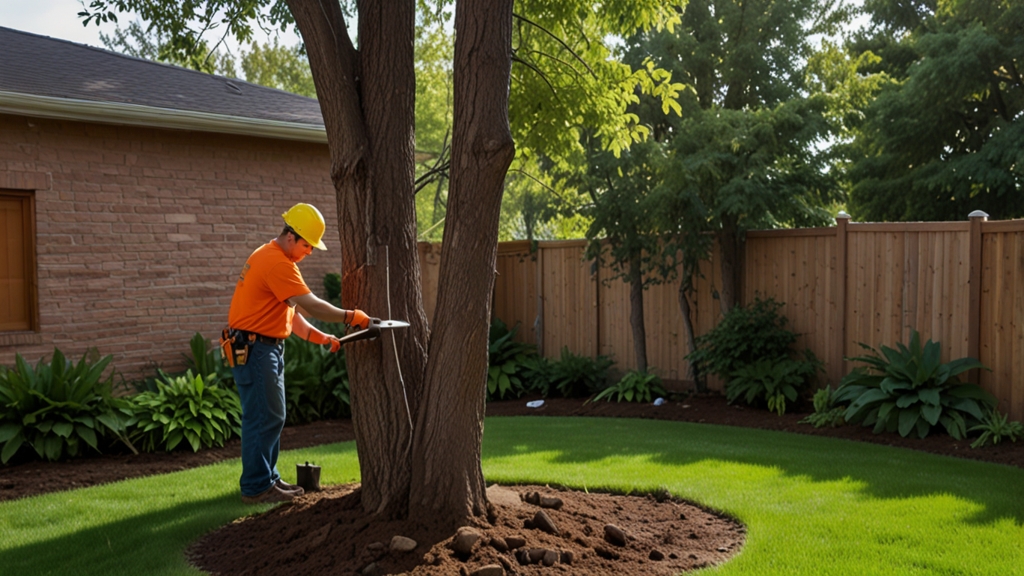Pollarding controls Hermitage tree size